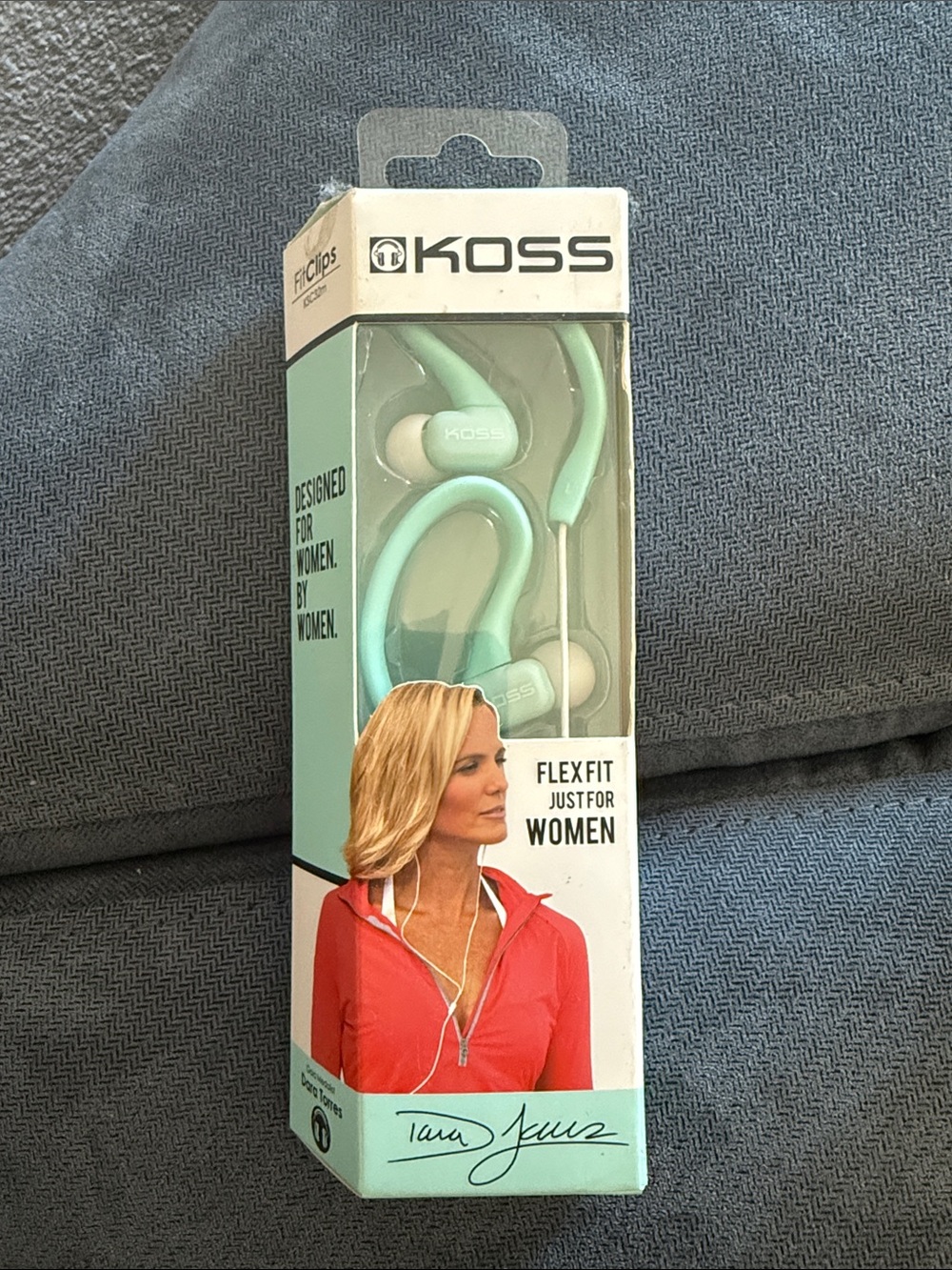 KOSS FlexFit Women’s Earbuds — Mint Green KSC32M